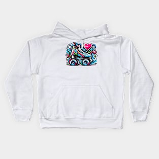 Roller Skating Kids Hoodie